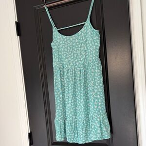 Aeropostale Teal Floral Mini Dress